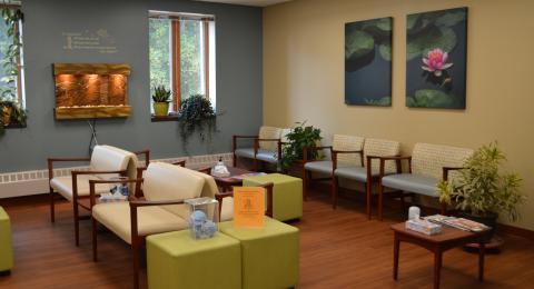 Waiting room at Health & Wellness