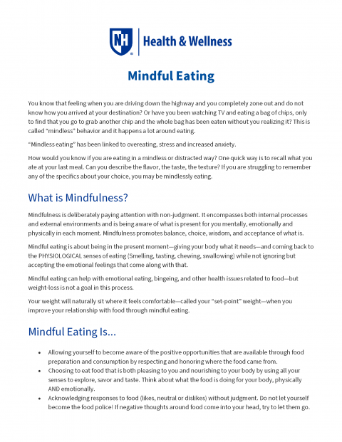 mindful eating