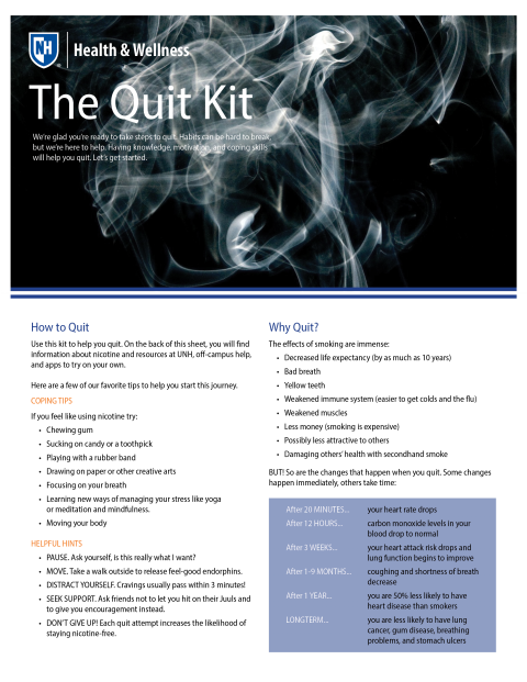 Quit Kit cover page