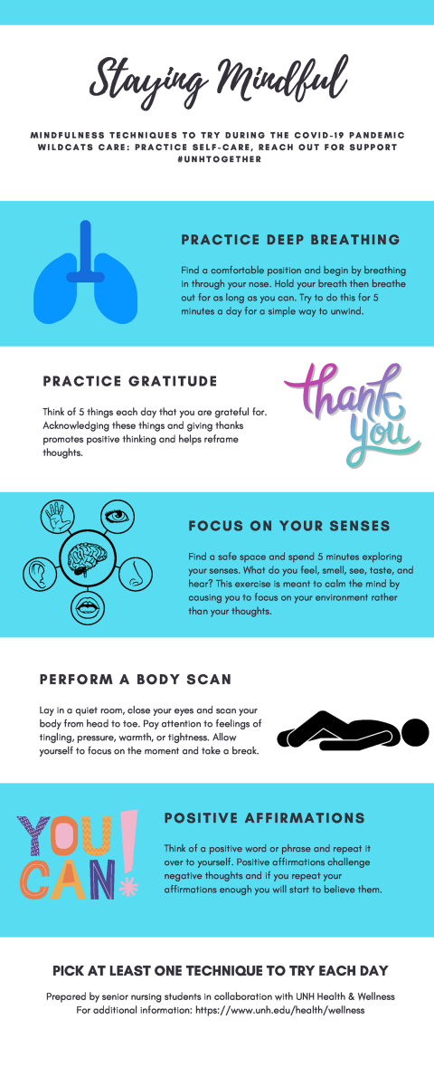 Staying Mindful infographic