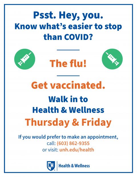 flu vaccine notice