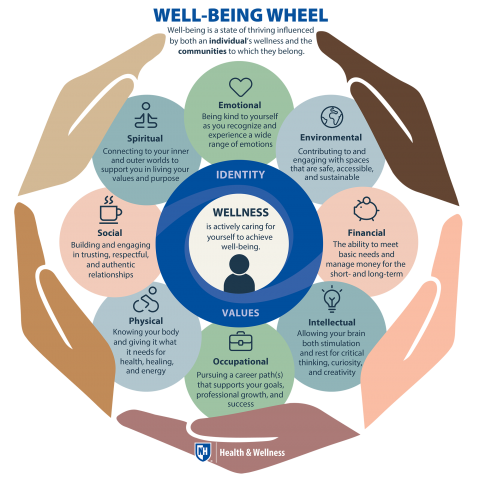 Health & Wellness Well-Being Wheel 