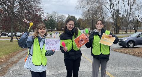 Hamel Scholars volunteer at Girls on the Run