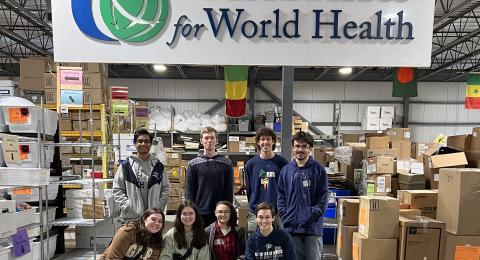 Hamel Scholars volunteering at Partners for World Health