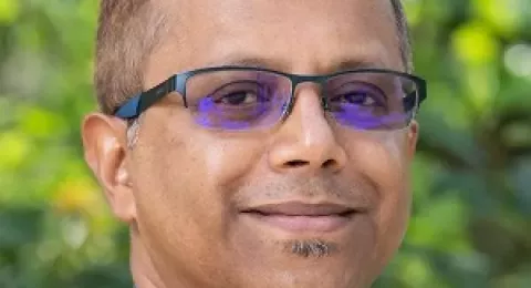 Business man smiling