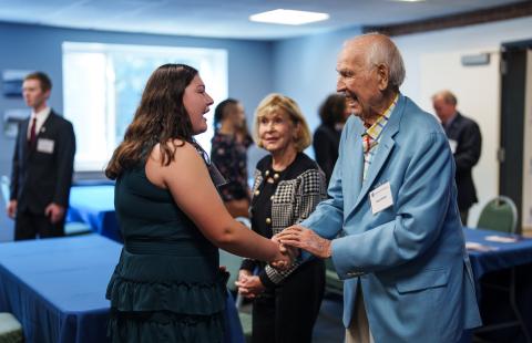 New Hamel Scholar meets Dana Hamel Celebration Luncheon Fall 2023