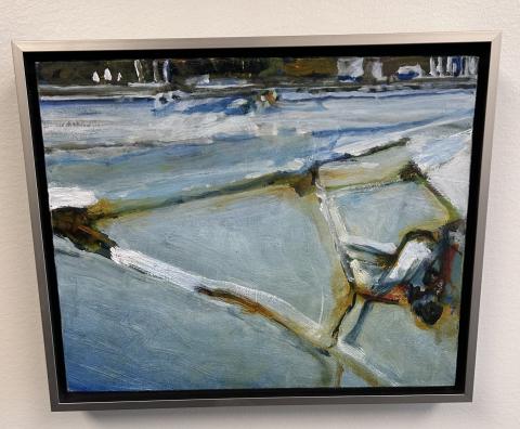 A painting of ice