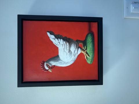 chicken painting