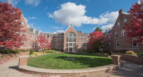 Congreve Hall front lawn