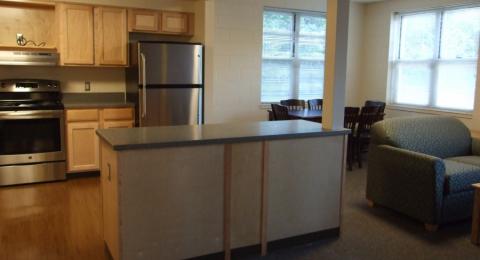 Gables Kitchen and Living Room