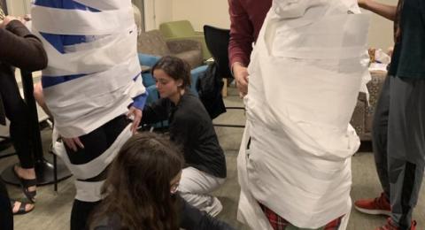 Toilet Paper Mummy Social at Lord