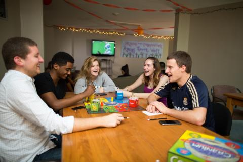 Students at ATW Common Room