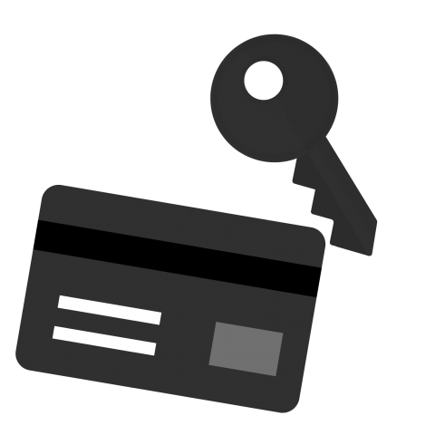 Key and Card Icon