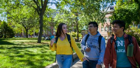 Students Walking