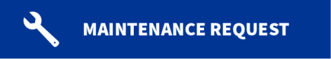 Box with blue background and white wrench icon. White letters saying "Maintenance Request"