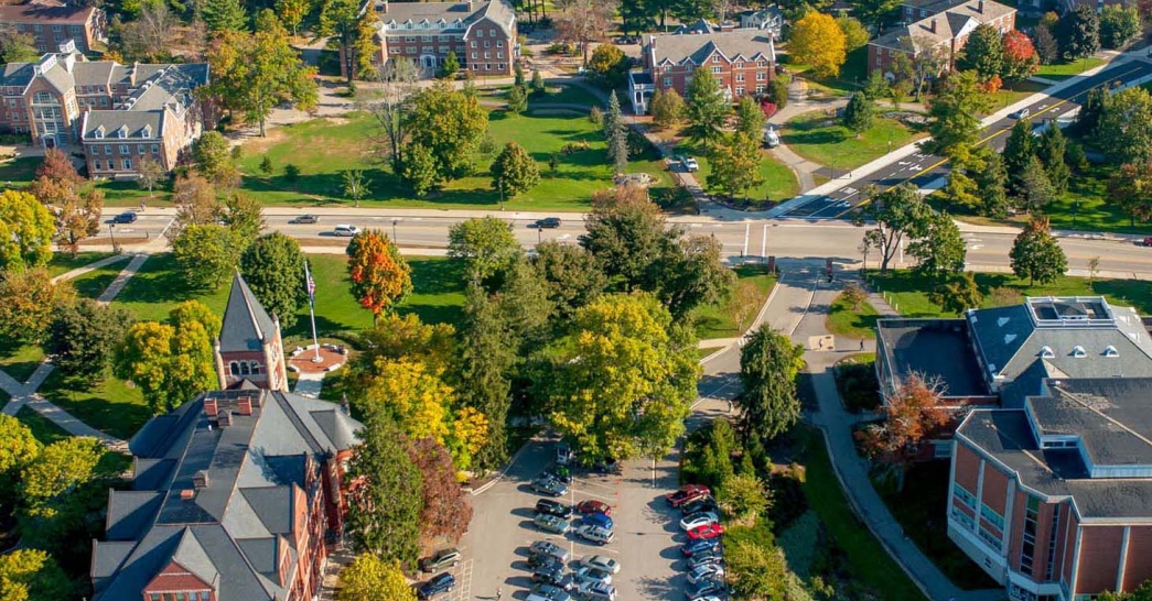UNH Durham Campus aerial view