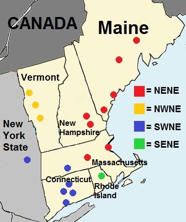 Map of New England
