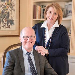 UNH President James Dean Jr. and his wife, Jan