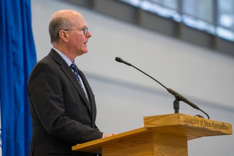 President Dean delivers the State of the University address