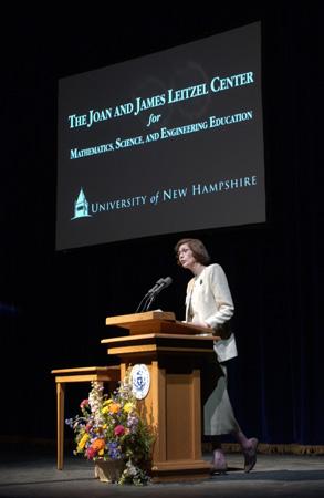 Joan and James Leitzel Center Presentation