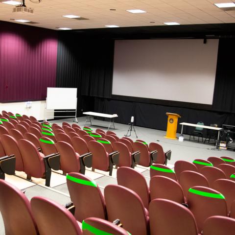 View from back of MUB theater 2