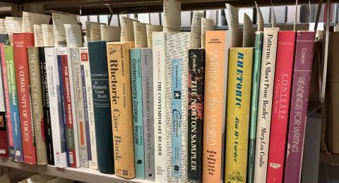 college rhetoric book stacks