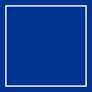 blue background with white boarder