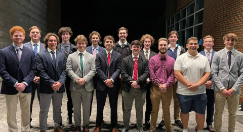 group of Pi Kappa Phi members