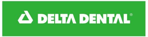 Delta Dental logo green background and white letters
