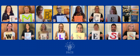 Photo collage of PACS staff