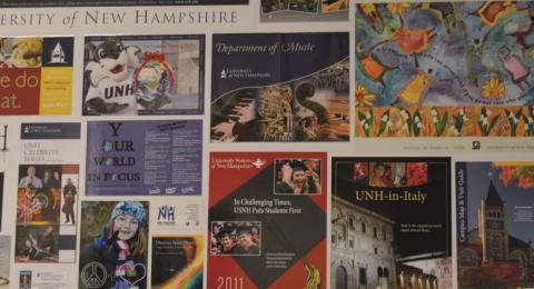 collage board of UNH posters