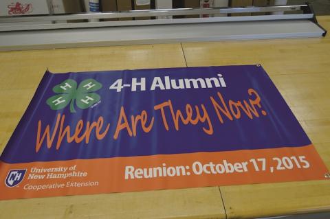 4-H Alumni Reunion Banner
