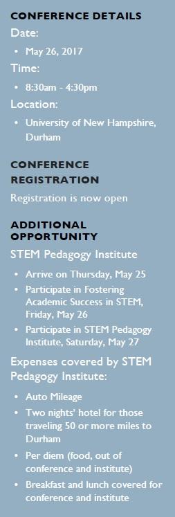stem conference may 26 2017 schedule