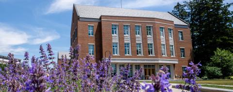 Exterior of Paul College in the summer