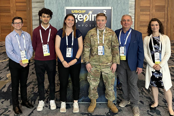 Six people as part of a team representing NSIA and Air Force