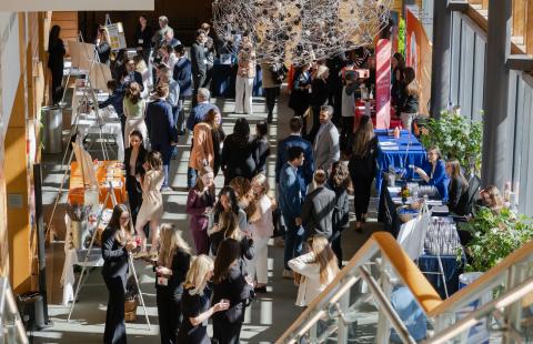 Large crowd of students and professionals at 2025 UNH MAC SMAC