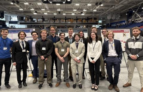 Alec at the Undergraduate Research Conference