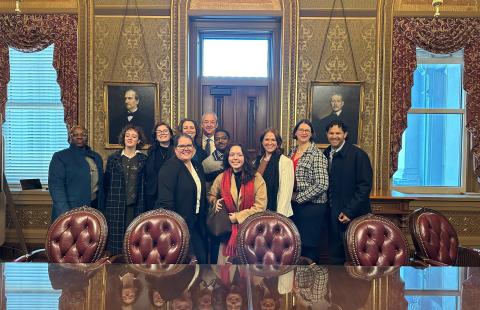 Carsey students in Washington DC for the annual Colloquium
