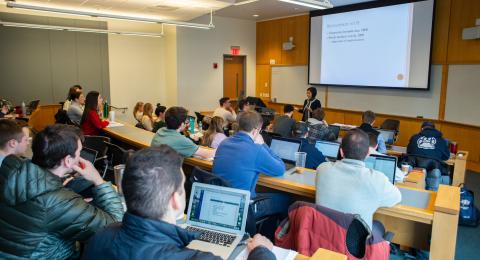 students in lecture hall