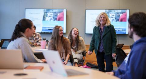 UNH Paul College of Business and Economics faculty and students
