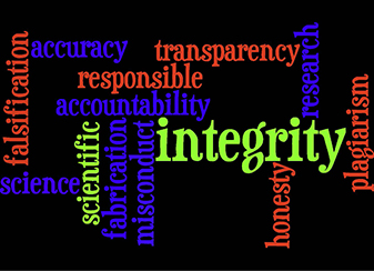 Misconduct in scholarly activity Wordle