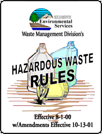 Hazardous Waste Rules poster