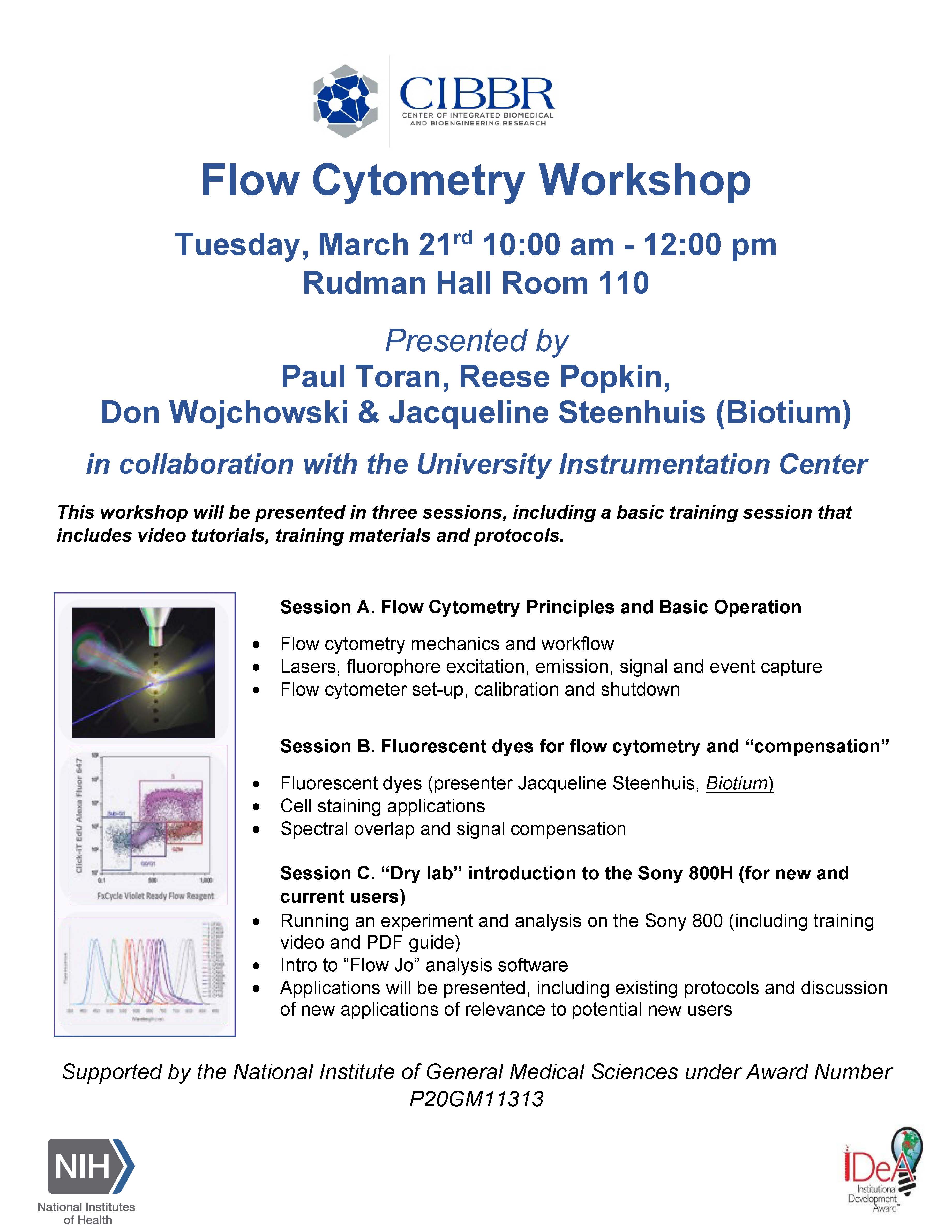 CIBBR Flow Cytometry Workshop Flyer