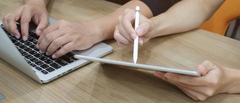 people working on a proposal
