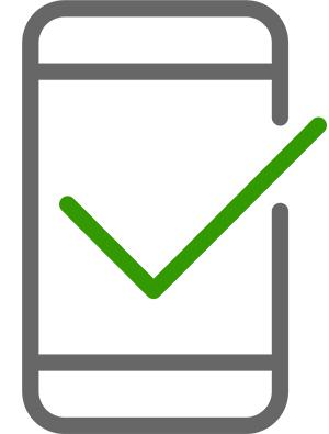 green check