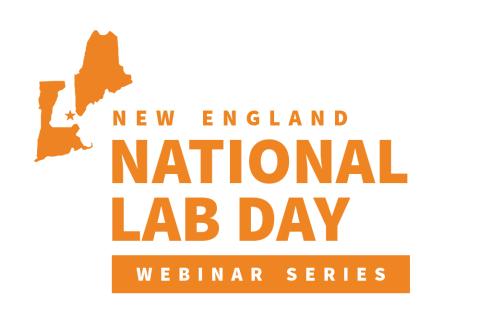 Text says: New England National Lab Day Webinar Series