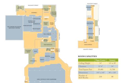 Double Tree Hotel Meeting Space Map
