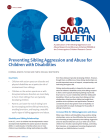 Cover of Preventing Sibling Aggression and Abuse for Children with Disabilities