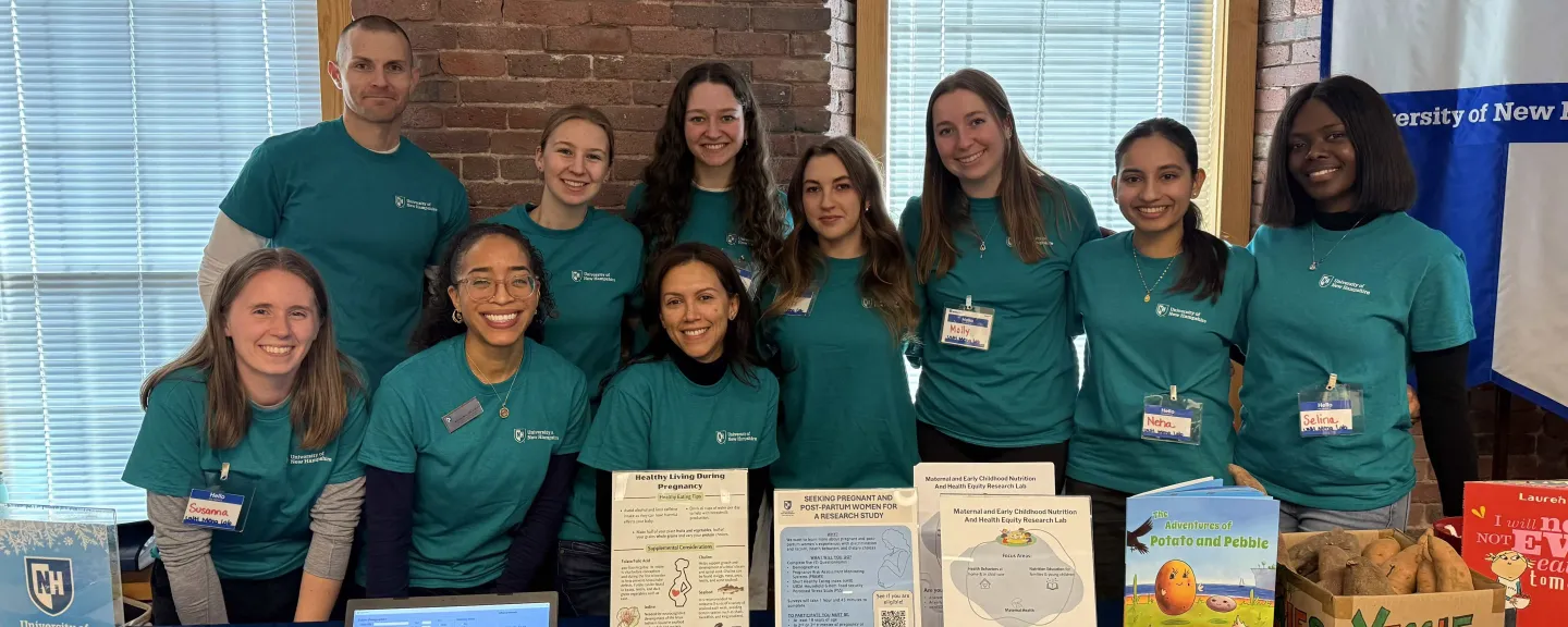 The MENA research group at a community event. 