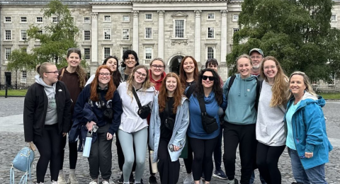 Social Work students and faculty at Trinity College, Dublin